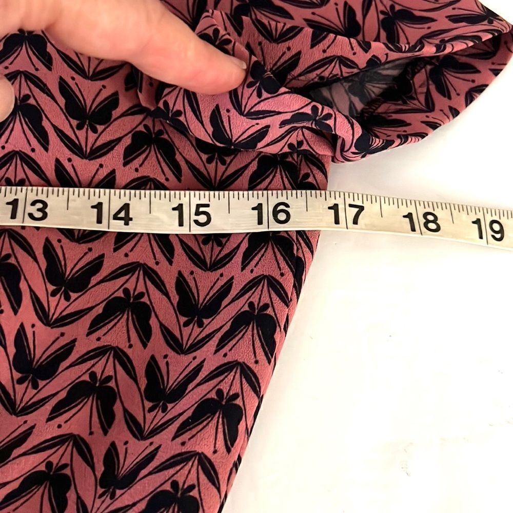 HOBBS NW3 Fit & Flare Dress Shirt Sleeves, Crew Neck, Pockets size US 4 - Picture 16 of 16